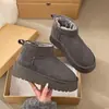 Botas de Nieve Nuevas de Invierno 2026 para Mujer Suela Gruesa para Exteriores sin Cordones Botines Cortos Botas de Algodón Cálido con Felpa