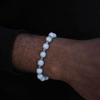 Pulseira Europeia e Americana Mais Vendida de Alta Qualidade 8mm Corrente de Contas de Zircônia Micro-Pavimentada Pulseira Personalizada Masculina Joias Transfronteiriças Venda por Atacado