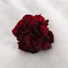 Flor de Rosa Simulada DIY Tendencia Nacional Dinastía Han Borde Quemado Peonía 10cm Cabeza de Flor de Seda Flor para Sombrero de Paja Pared de Flores Decoración de Boda Flor