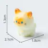Boneca Siamês Fofa e Adorável Decoração DIY Acessório de Pendurar Micro Paisagem Ornamento de Resina para Desktop