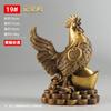 Decoración de pollo de cobre, gallo de latón, pollo grande del zodiaco, pollo dorado de la suerte, dormitorio, sala de estar, hogar, pollo de cobre grande