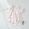 Ropa de verano para recién nacidos, clase A, bolsa de pedos, ropa de bebé, ropa de jogging sin huesos, pijamas Harper de manga corta para bebés niños y niñas