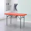 Mesa plegable portátil para exteriores, para puesto de mercado nocturno, sencilla, rectangular, para reuniones, hogar, comedor, mesa y silla de comedor