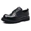 Zapatos casuales de cuero para hombre de capa superior, zapatos derby de cuero genuino con suelas ligeras de espuma, zapatos de negocios para hombre, disponibles para envío directo