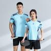 Traje de badminton feminino secagem rápida respirável sportswear verão masculino jersey de vôlei roupa de tênis de mesa tênis compra em grupo impressão