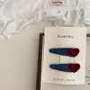 Nuevo Pasador de Mezclilla Colorido de Corazón Pequeño Gota de Agua Pinza Lateral Pinza para Fleco Infantil
