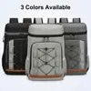 Mochila impermeável de grande capacidade personalizada, bolsa de gelo, ODM, mochila térmica isolada para piquenique ao ar livre com impressão de logotipo e substituição de etiqueta