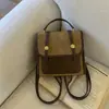 Bolsa de Nicho Nueva de Invierno 2025 Mochila de Moda Portátil para Mujer Mochila Escolar Coreana Mochila de Viaje Retro