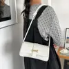 Bolso bandolera pequeño cuadrado de alta gama retro, moda casual de tendencia para el otoño de 2026, diseño simple, bolso para debajo del brazo para mujer