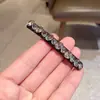 Pinza para el pelo de strass completa para mujer, pinza de pico de pato, pinza de alta gama con strass, pinza para flequillo lateral, accesorio para el pelo