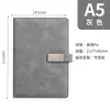 Cuaderno A5 con Logo Personalizado, Cuaderno de Cuero PU para Oficina de Empresa, Bloc de Notas Sencillo, Cuaderno para Empleados de Empresa