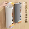 Caja de Almacenamiento para Bolsas de Basura Montada en Pared Extraíble Creativa Plástico para Bolsas de Cocina Recolector Caja Organizadora de Gran Capacidad Conveniente
