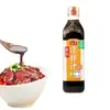 Aderezo Frío Haitiano Ácido y Picante Preparado por el Chef, Salsa Condimento Casera para Platos Fríos, Condimento Ácido y Picante para Ensalada Fría de Pepino y Mariscos