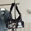 Bolsa ita de estilo japonés con forma de estrella para mujer, bolso de hombro transparente de retazos de gran capacidad, bolso cruzado dulce para niñas y estudiantes de secundaria