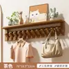 Perchero de Pared con Forma de Tecla de Piano Perchero de Pared para Ropa Estante de Almacenamiento en Pared para Dormitorio No Ocupa Espacio Perchero para Recibidor