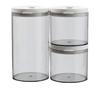 Tarro de plástico transparente redondo sellado, tarro de alimentos de gran capacidad, tarro de almacenamiento para cocina, tarro de almacenamiento para refrigerios y frutas secas, venta al por mayor