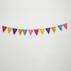Suministro directo de fábrica colorido Triángulo Cuadrado Hueco flor PIÑATA PIÑATA tema Fiesta de Carnaval bandera