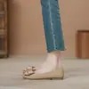 Zapatos Planos para Mujer 2026 Nuevo Estilo Verano Boca Baja Estilo Francés Zapatos de Hada Suaves con Lazo para Combinar con Vestidos