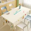 Toalha de Mesa Desenho Dopamina Impermeável à Prova de Óleo Sem Lavagem Anti-queimadura Tapete de Mesa 2026 Nova Retangular Toalha de Mesa de Centro