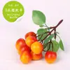 Modelo de Fruta Espuma de Plástico Manzana de Atrezo Juguete Educativo de Verduras para Niños Adorno de Plátano Decoración de Uvas Falsas