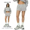 Ropa de Mujer Cai Xiang Dao Superventas Transfronterizo Sudadera Estilo Americano Ins de 350g con Forro Polar y Cuello Semi Alto Color Dopamina