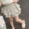 Traje feminino estilo coreano verão estilo ocidental doce floral sutiã calça moda celebridade da internet top de manga curta voando conjunto de duas peças moda