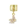 Pulsera con Colgante de Collar para Módulo Cruzado, Colgante de Pulsera Estilo Italiano con Lazo y Estrella, Adornos, Accesorios