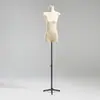 Mannequin de Exibição para Loja de Roupas Suporte de Mannequin Veludo Peito Plano Corpo Plano Meio Corpo Feminino Mannequin Adereços Mannequin de Vitrine Modelo Suporte