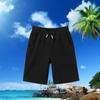 Pantalones cortos de verano para hombre, pantalones capri delgados casuales deportivos holgados de secado rápido para playa, pantalones de hombre, pantalones cortos grandes para hombre