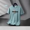 2025 Nova Camiseta Masculina de Manga Curta Verão Base Camisa Gola Redonda All-match Casual Estampada plus size Camiseta Top da Moda