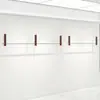 Cabide Estilo Chinês Aço Inoxidável Madeira Natural Cor Haste Suspensa Multifuncional Ajustável Exibidor Expositores Cabide de Roupas