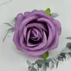 Nuevo producto transfronterizo: Cabezas de Flores de Rosa Artificiales, Rosas de Terciopelo con Perlas, Decoración de Pared de Flores para Salón de Bodas, Cabezas de Flores Artificiales, Accesorios para Fotografía