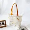 Bolsa de Lona Regalo a Mano en stock Niños Estudiantes Jardín de Infancia Bolsa de Lona Patrón de Dibujos Animados Bolsa de Regalo de Cumpleaños Boda