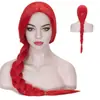 Peluca transfronteriza de Toy Story Jessie con largas trenzas rojas para cosplay y actuaciones de Halloween