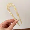 Elegante Pasador en Forma de U de Cuatro Dientes para Mujer, Peine Perezoso para el Cabello, Artefacto Fijador de Cabeza de Bola, Elegantes Accesorios para el Cabello, Pasador