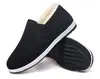Zapatos de tela estilo Nuevo Pekín, unisex, antideslizantes, duraderos, transpirables, adecuados para conducir y uso casual, con suela multicapa, y diseñados para el trabajo y el ocio, en negro