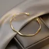 Pulsera Abierta con Circonita Incrustada de Diamante Transfronteriza Europea y Americana Lujo Ligero Alta Gama Elegante Pulsera Nicho Versátil Joyería de Moda para Mujeres
