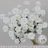 Flores Artificiais Brancas para Casamento, Flores de Seda, Flores Artificiais, Decoração de Salão de Casamento, Arte Floral, Buquê Único para Casa, Arranjo de Flores para Guia de Estrada