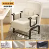 Sofá Cama Reclinable Plegable para Siesta Individual en la Hora del Almuerzo Asiento Doble Uso Oficina Cama Silla Silla Sentarse Reclinarse Dormir Silla de Tres Usos