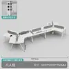 Mesa de escritório criativa para funcionários, estação de trabalho de formato irregular economizadora de espaço, conjunto completo de mesa e cadeira para computador para equipe de escritório, conjunto completo