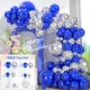 Amazon juego de globos de cumpleaños transfronterizo serie de fiesta de cumpleaños decoración de pared de fondo juego de cadena de globos