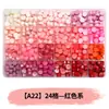 Perlas de cera octogonales, 100 estilos en compartimentos separados, perlas de cera para sellos de cera, empaque de caja de color mixto, venta al por mayor