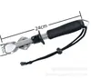 Herramienta de Control de Peces con Báscula y Regla, Pinzas Grandes de Acero Inoxidable para Control de Peces, Pinza de Agarre de Peces con Señuelo Tubular Integrado, Suministros de Pesca