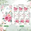 Servilleta de Impresión a Color de Flores Desechable Larga Hotel Fiesta Banquete Pulpa de Madera Pura Decorativa Mantel de Papel 20