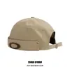 Gorra de Marinero Británico Estilo Coreano para Hombre, Adecuada para Todas las Estaciones, Gorra Versátil Retro Hipster de Propietario, Gorra de Melón Callejera de Pícaro