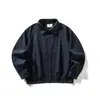 Ropa de Hombre Bei Jie Otoño 2026 Bloque de Color Nuevo Solapa Chaqueta de Trabajo para Hombre Moderna Ropa Exterior de Pareja Top Holgado