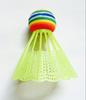 Pelota de bádminton de plástico colorido para niños, pelota de arcoíris EVA, pelota de cabeza grande, pelota especial para raqueta de bádminton para niños