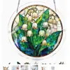 Pássaros Coloridos da Primavera Apanhadores de Sol para Janela Dia de Primavera Quebra-Cabeça de Pássaros Coloridos