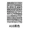 Adesivos de letras Transfronteiriços coloridos combinação de letras e números em inglês Adesivos DIY para copos de água e decoração de computador adesivos à prova d'água