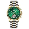 Exclusivo para comercio exterior, el nuevo reloj mecánico automático multifuncional para hombre, modelo 8715, es moderno y elegante